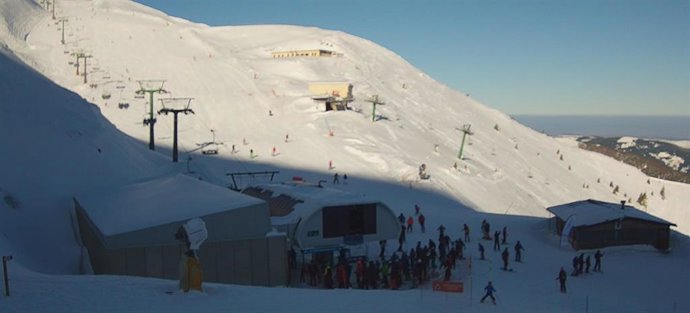 Pista de Colocobia en la estación de esquí de Valdezcaray