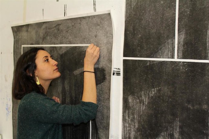 La artista Alba Lorente