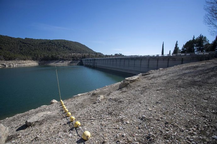 Vista del pant de Sant Pon, a 1 de mar del 2023, a Clariana de Cardener, Lleida