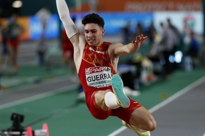Jaime Guerra en el Campeonato de Europa de Atletismo en Pista Cubierta de Estambul