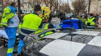 Heridos graves dos hombres tras chocar el coche y la moto que conducían en Alcalá de Henares