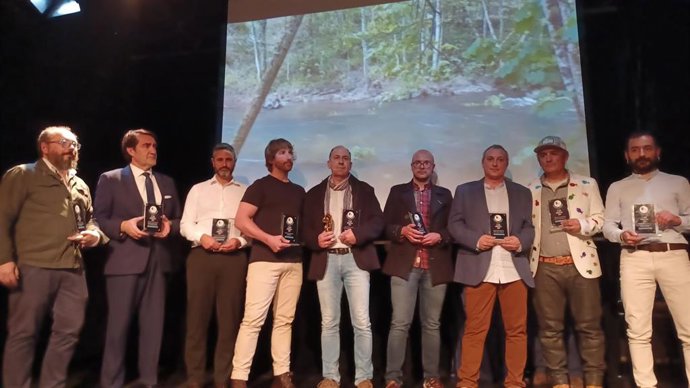 Arroyo (Valladolid) reúne a más de 200 personas en la segunda gala de los Premios Nacionales de Pesca