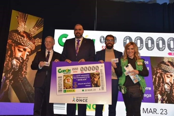 El cupón de la ONCE celebra los aniversarios de la Hermandad de 'Los Moraos' de Alhaurín de la Torre