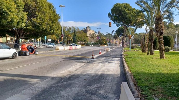 Cambio de circulación en un tramo del Marítimo por las obras de remodelación