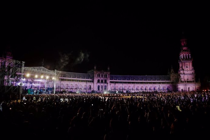 Archivo - Concierto de SFDK en el Icónica Sevilla Fest