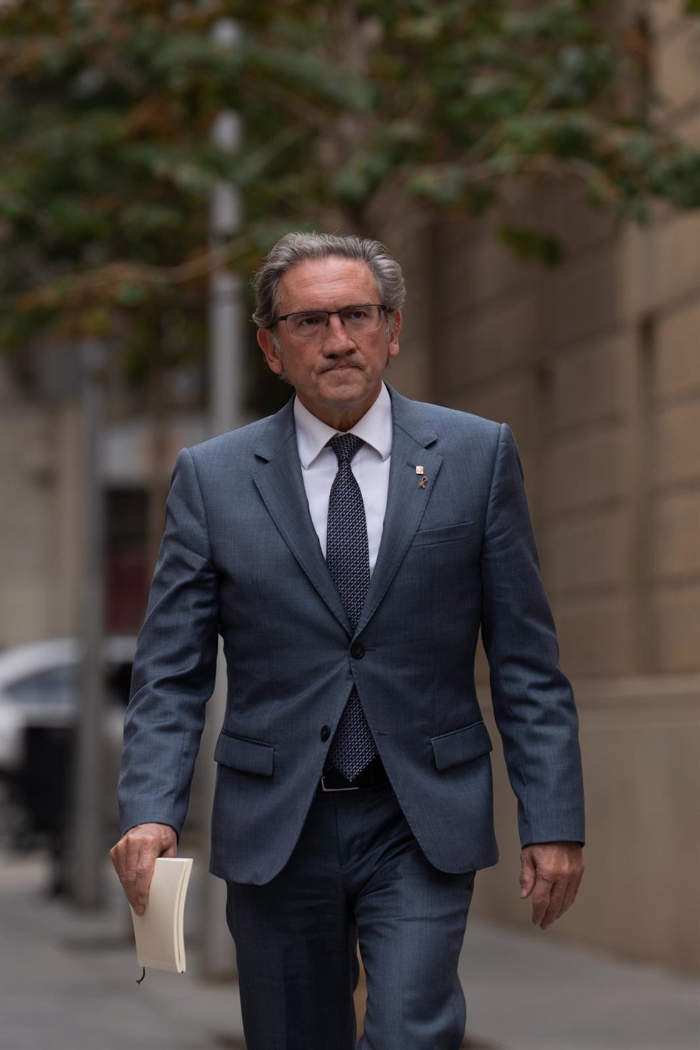 Archivo - El exconseller de Economía y Hacienda de la Generalitat Jaume Giró, a su llegada a una reunión en la sede de su partido. Foto de archivo.