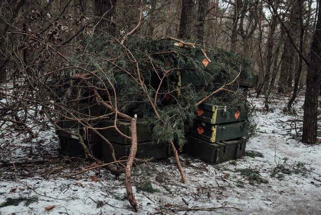 Munició enviada a les forces armades d'Ucraïna a Donetsk
