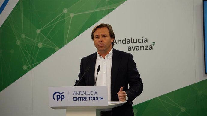 El secretario general del PP-A, Antonio Repullo, este lunes