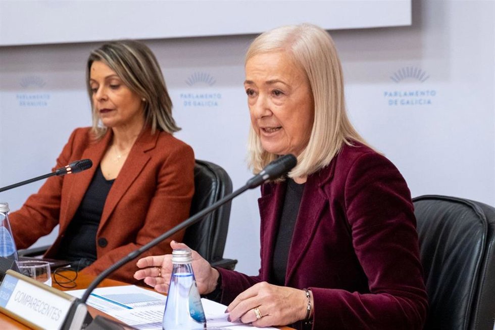 Archivo - A xerente do Servizo Galego de Saúde, Estrella López Pardo, intervirá na Comisión 5 de Sanidade do Parlamento de Galicia, para responder as preguntas dos grupos da Cámara sobre Sanidade.   foto xoán crespo