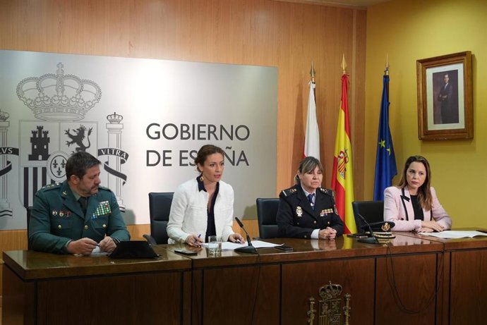 Rueda de prensa de la delegada del Gobierno, Ainoa Quiñones, para hacer balance de la violencia de género en Cantabria en 2022.