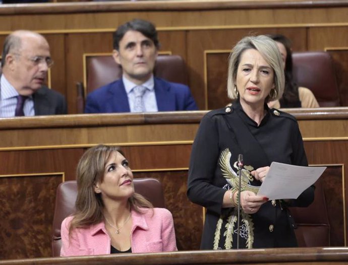 Archivo - La portavoz adjunta de Vox en el Congreso, Inés Cañizares
