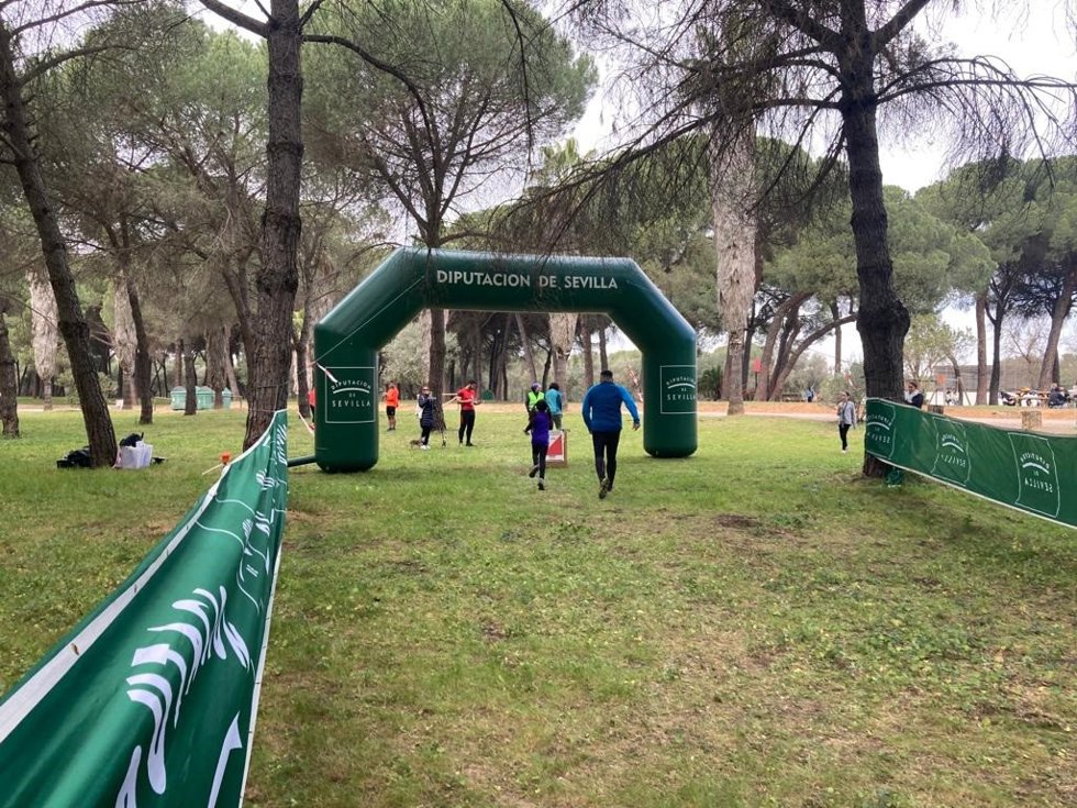 Arranque del Circuito Provincial de Orientación Diputación de Sevilla 2023 en el Parque Periurbano de La Corchuela, en Dos Hermanas.