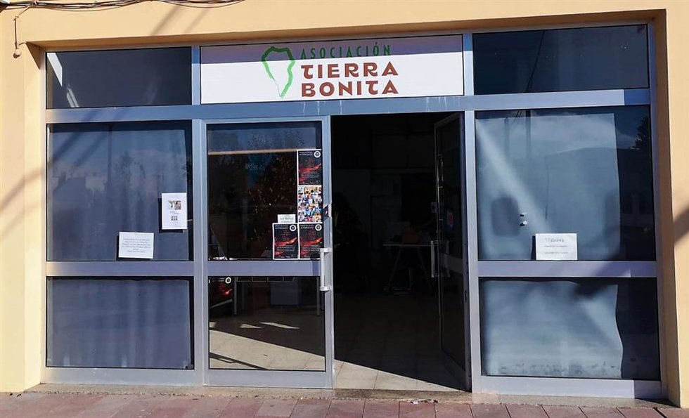 Local de la asociación Tierra Bonita, encargada de realizar la encuesta que ha concluido que el 47% de los afectados por el volcán de La Palma sufre precios especulativos