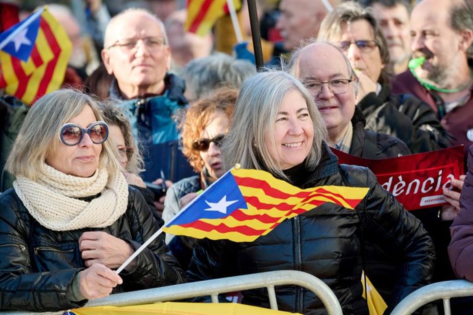 Archivo - Concentració a Barcelona organitzada per l'ANC