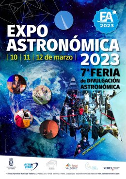 (06 Mar 2023) Ndep Del 10 Al 12 De Marzo, Expoastronómica23 Celebra Su Edición Más Ambiciosa Y Completa En El Polideportivo De Valdeluz