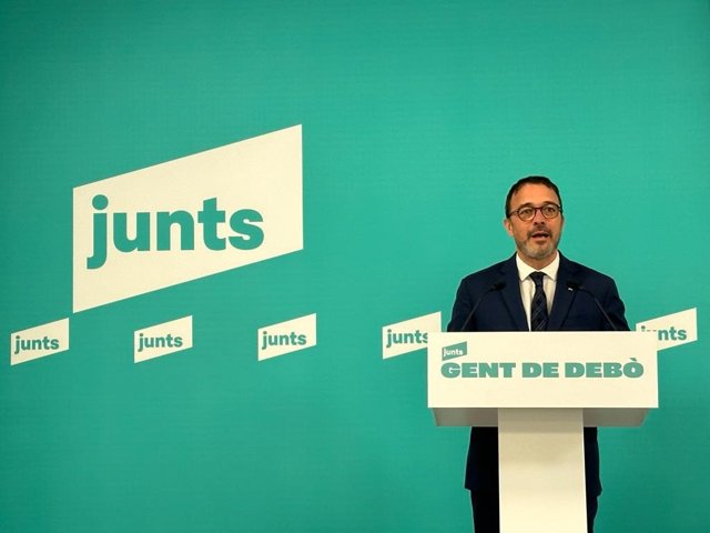 El portaveu de Junts, Josep Rius