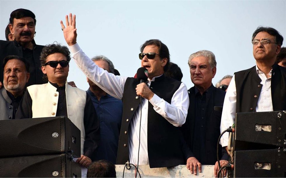 Archivo - El exprimer ministro de Pakistán, Imran Jan