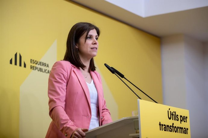 La portaveu i secretria general adjunta d'ERC, Marta Vilalta