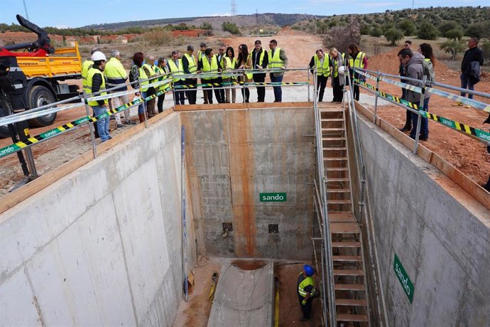 Visita a las obras de emergencia del sistema Colomera-Cubillas