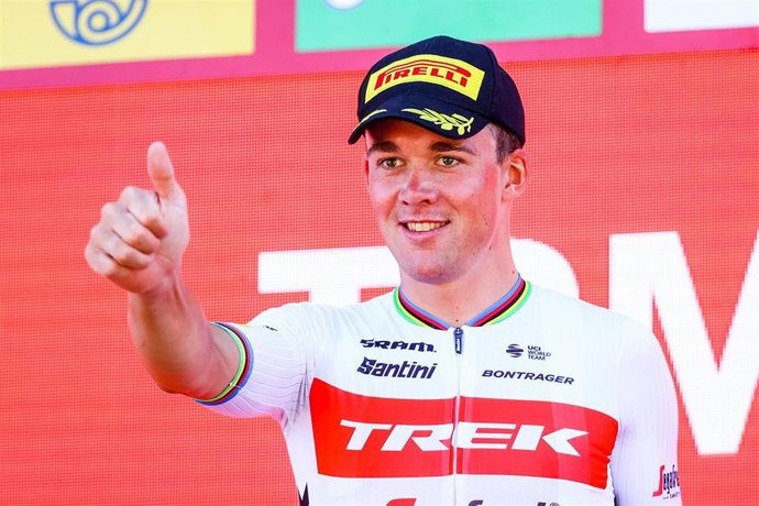 Archivo - El ciclista danés Mads Pedersen (Trek-Segafredo)