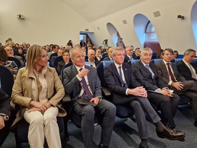 Alfons Rueda en la presentación de las previsiones de Funcas este lunes.