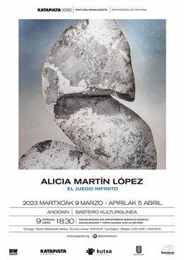 La artista Alicia Martín López expone en la sala Bastero de Andoain