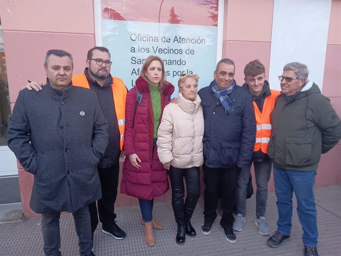 La eurodiputada Cristina Maestre visita San Fernando de Henares