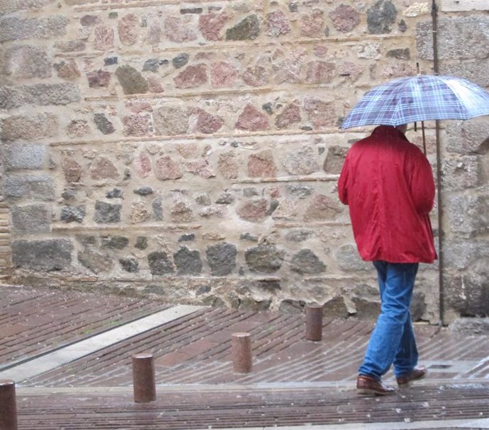 Archivo - Lluvia, paraguas