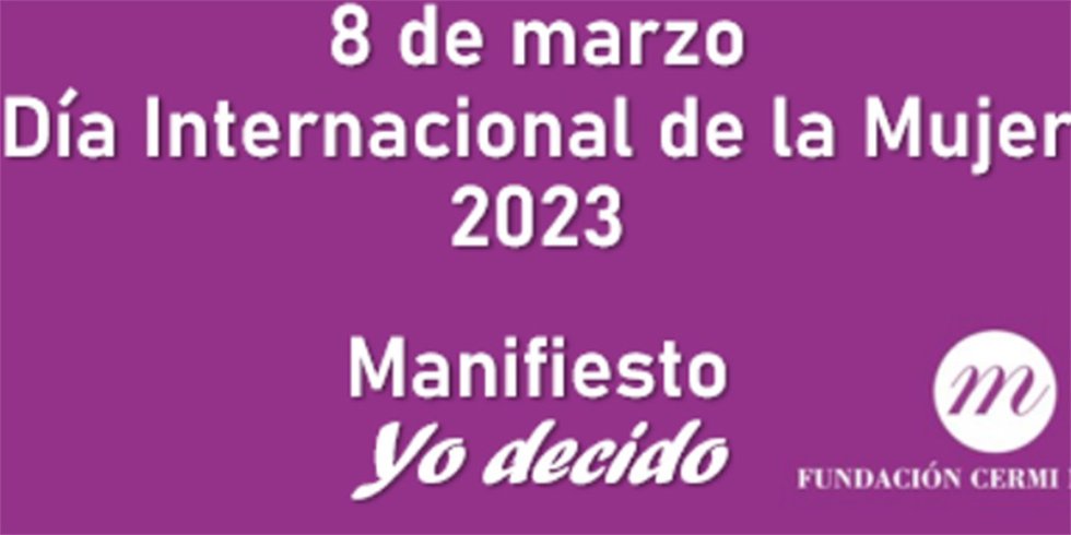 CERMI-La Rioja se une al manifiesto 'Yo decido' de la Fundación CERMI Mujeres en el Día Internacional de la Mujer