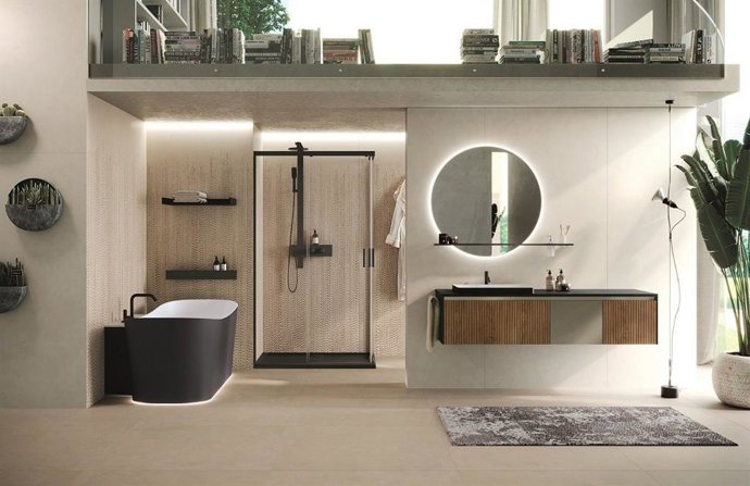 Ambiente de baño Novellini.
