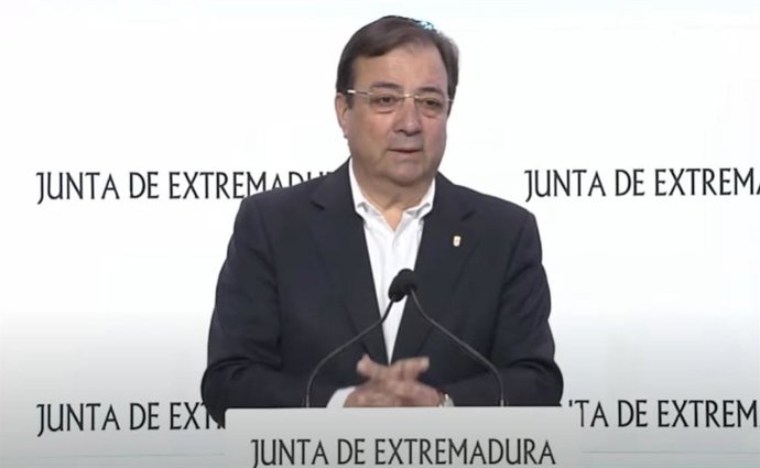 El presidente de la Junta de Extremadura, Guillermo Fernández Vara