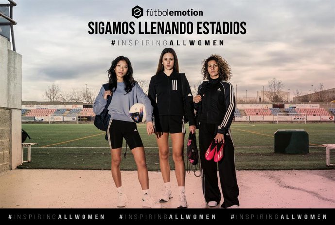 Imagen de campaña "SIGAMOS LLENANDO ESTADIOS" de Fútbol Emotion.
