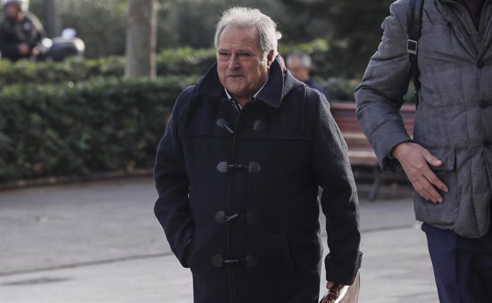 El expresidente de la Diputación de Valencia Alfonso Rus a su llegada a los juzgados