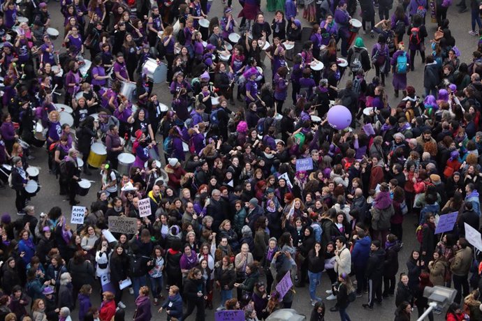 Archivo - Manifestación del 8M (Día Internacional de la Mujer), en Madrid a 8 de marzo de 2020.