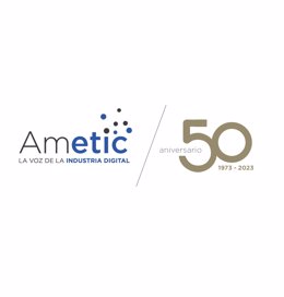 Logo 50 aniversario Ametic