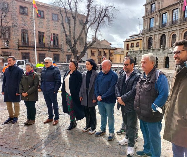 Presentación de la candidatura de confluencia Unidas-IU-Podemos en Toledo.