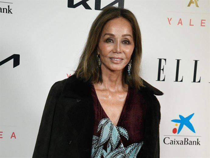 Isabel Preysler, a su llegada a los Elle Women Awards