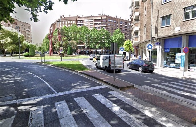 Calle Chile con Club Deportivo en Logroño
