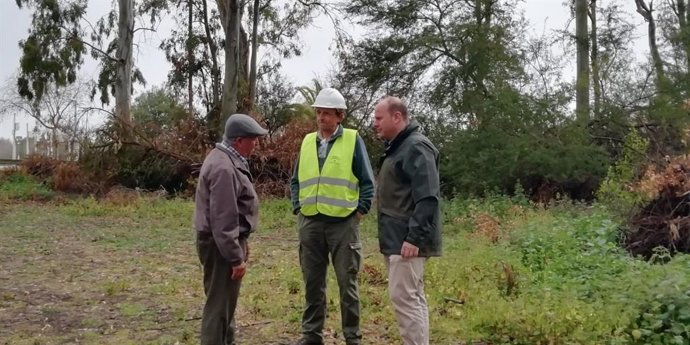 Oscar Curtido en los pinares de Rota.