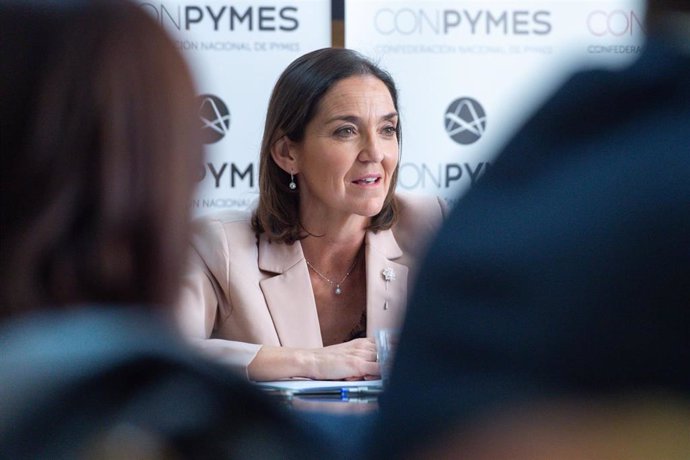 La ministra de Industria, Comercio y Turismo, Reyes Maroto