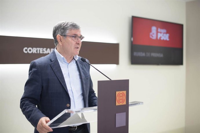 El portavoz del PSOE Aragón, Vicente Guillén.