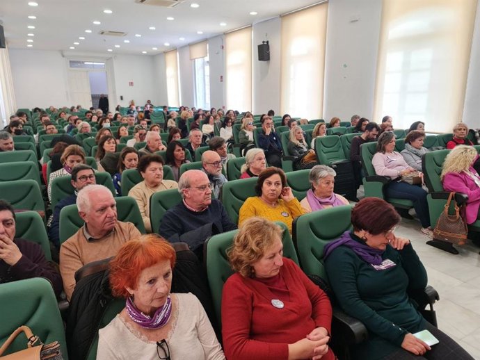 Acto celebrado por CCOO en Málaga para homenajear a mujeres "que lucharon en momentos muy difíciles para abrir los caminos por lo que ahora transitamos".