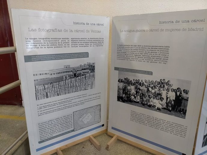 Exposición sobre la cárcel de Ventas en UGT Madrid.