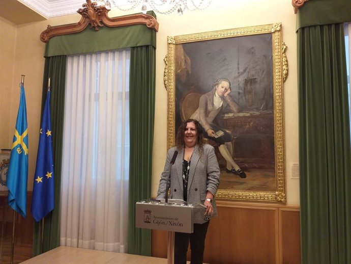 Archivo - Marina Pineda, concejala de Hacienda en el Ayuntamiento de Gijón