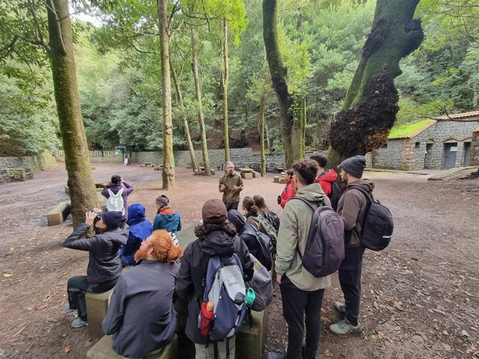 Ruta del programa 'Los sonidos de Anaga' que trata de identificar aves en el parque rural