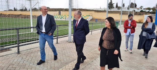 El presidente de la Diputación de Sevilla, Fernando Rodríguez Villalobos, en El Garrobo.