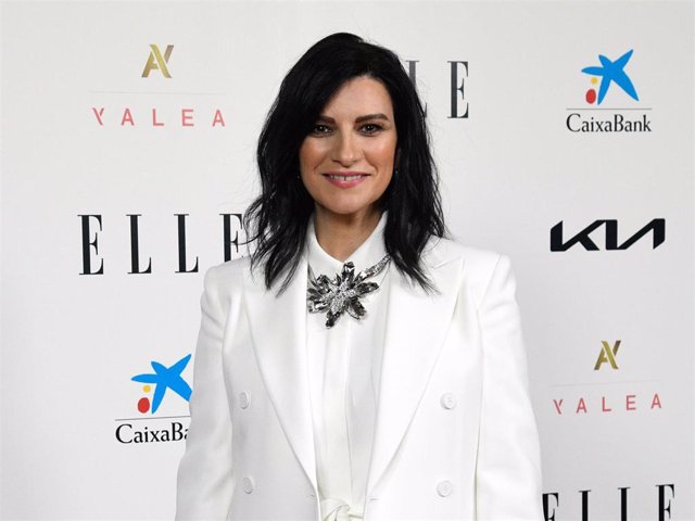 La cantante Laura Pausini posa en el photocall de Elle Women Summit