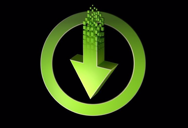 Logo de la descarga de drivers de Nvidia