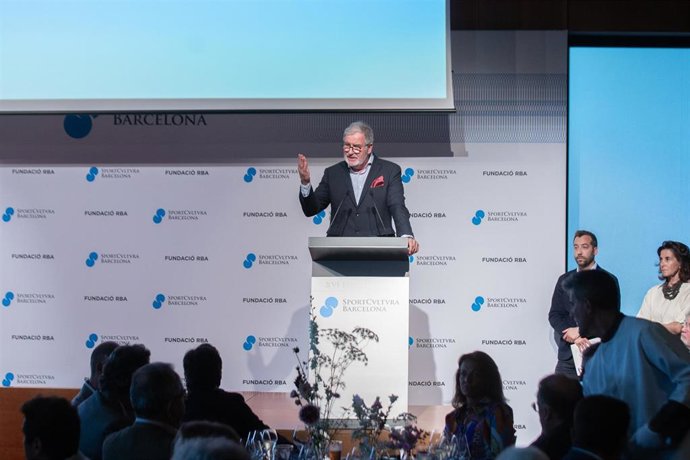 Archivo - El presidente de la asociación Sport Cultura Barcelona, Albert Agustí, en la ceremonia del año pasado