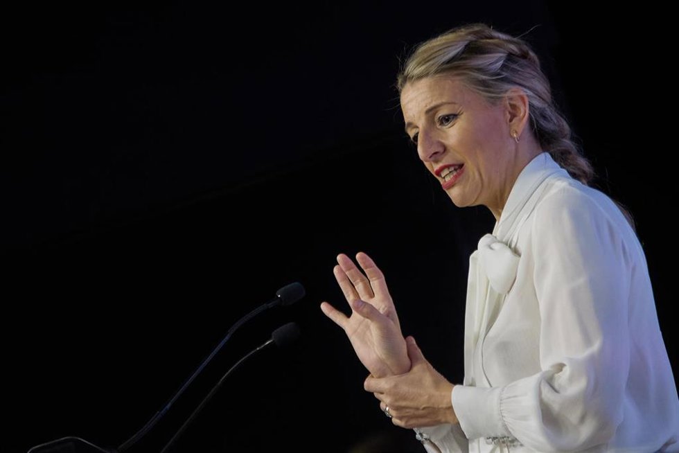 La vicepresidenta segunda y ministra de Trabajo y Economía Social, Yolanda Díaz, 